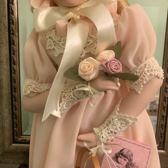 Vintage Traditions Doll Collection  "Olivia" Porcelain Doll - Picture 4 of 7